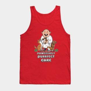 pawsitively purrfect care Tank Top
